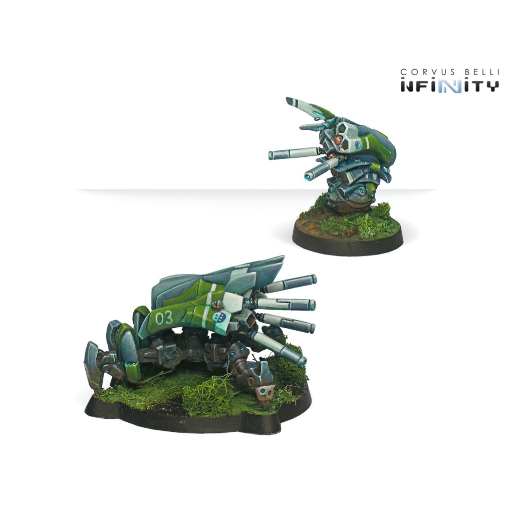 Infinity - PanOceania - Armbots: Peacemaker & Auxbot