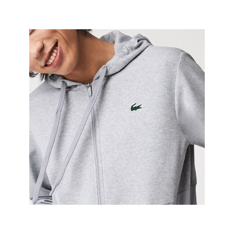 Sweat capuche zippé Lacoste Classic Theme