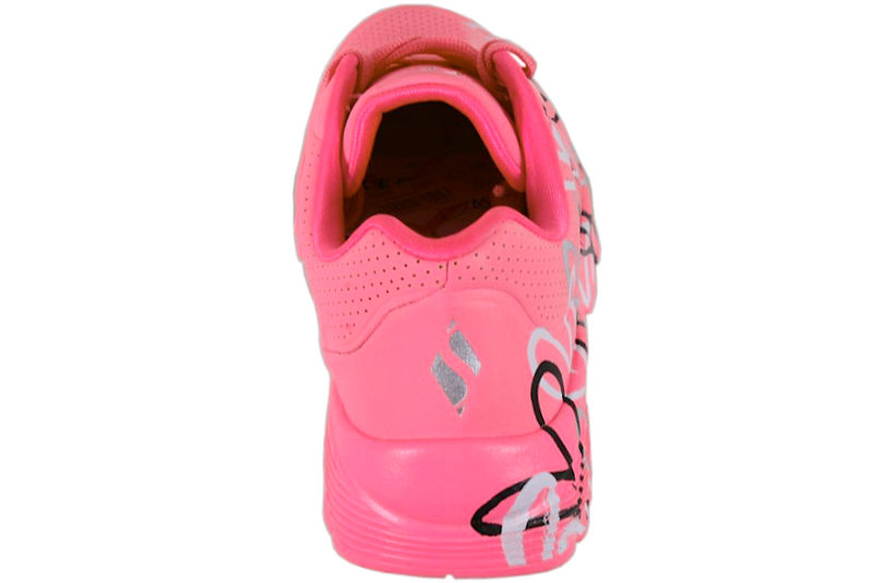 SKECHERS UNO LITE - METALLIC LOVE HOT PINK SNEAKER