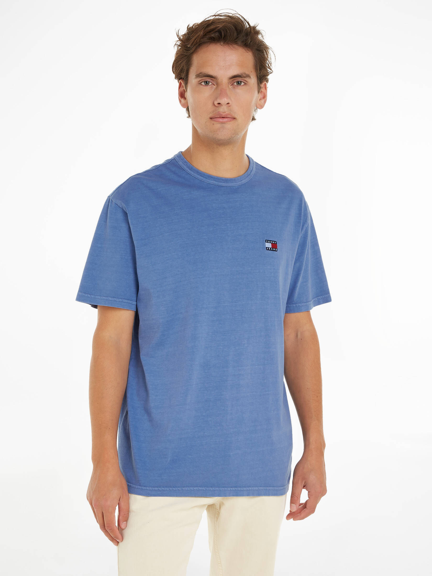 Tommy Jeans| Herren T-Shirt TJM REG WASHED BADGE TEE