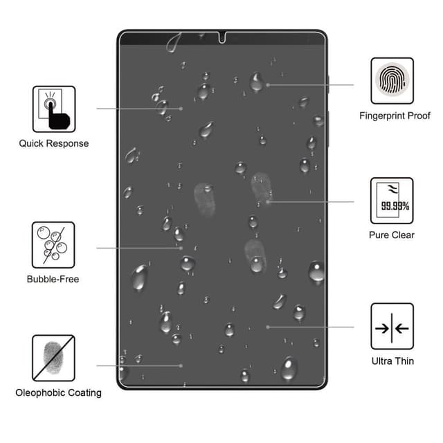 Hærdet glas Skærmbeskytter Samsung Galaxy Tab A7 Lite