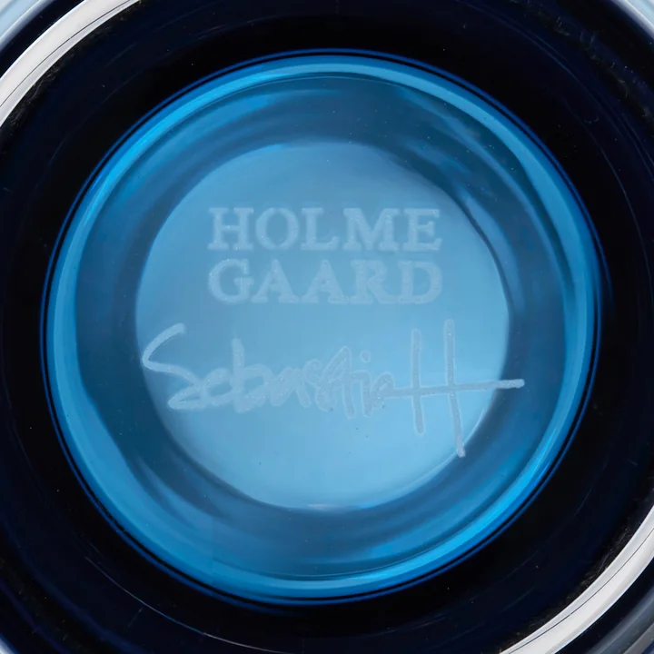 Holmegaard - Arc Vase, H 21 cm, dunkelgrün