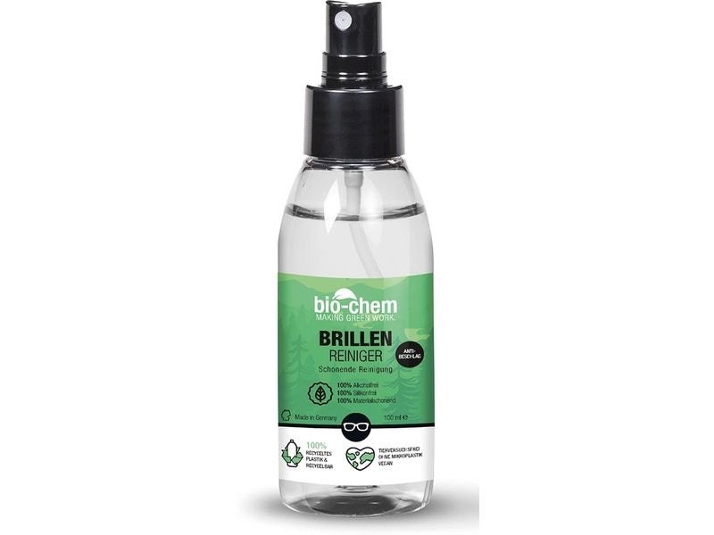 Bio Chem Brillenreiniger 100 ml Milde Reinigungslösung für Brillen und Kameralinsen