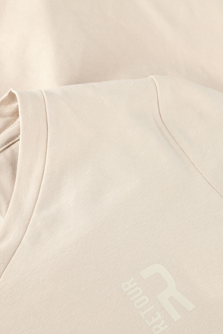 RETOUR grijze retour t-shirt sean