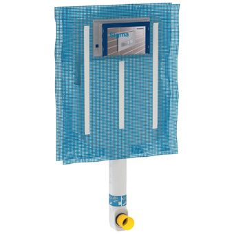 Geberit Sigma inbouwreservoir 8cm m. frontbediening 6/3L