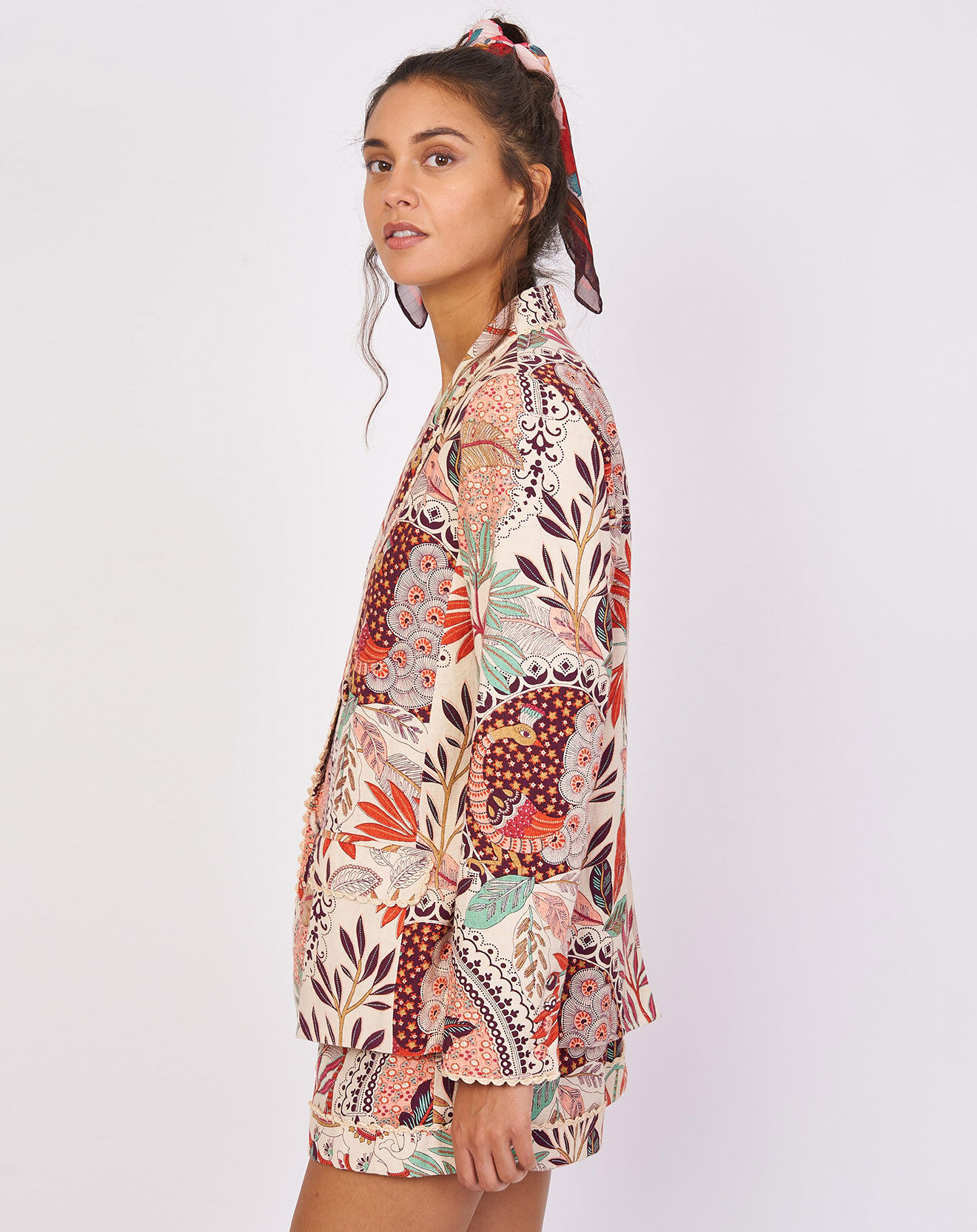 Derhy Veste imprimée Iguazu beige