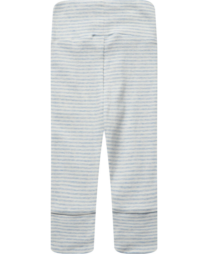 Magasin du Nord Collection Newborn leggings GOTS Blue stripe