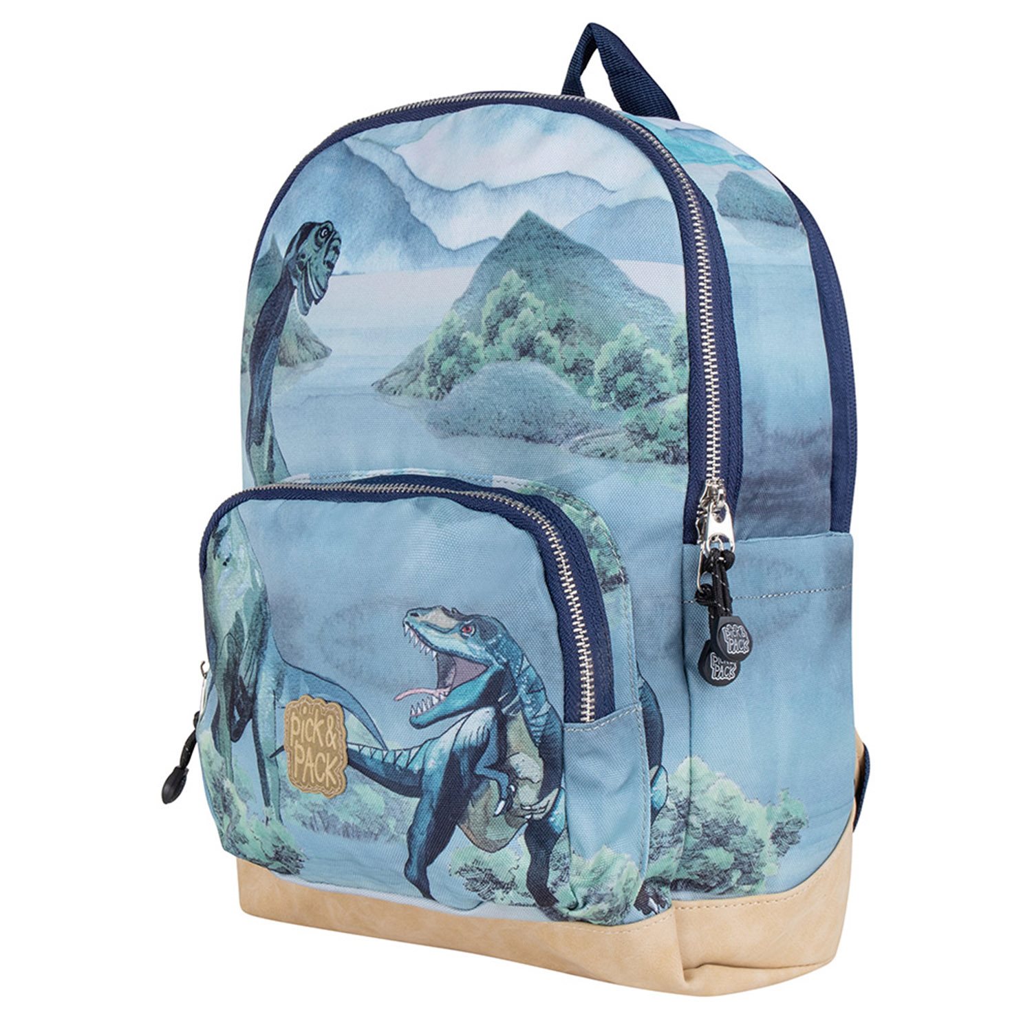 Pick & Pack All About Dinos Backpack M dusty green