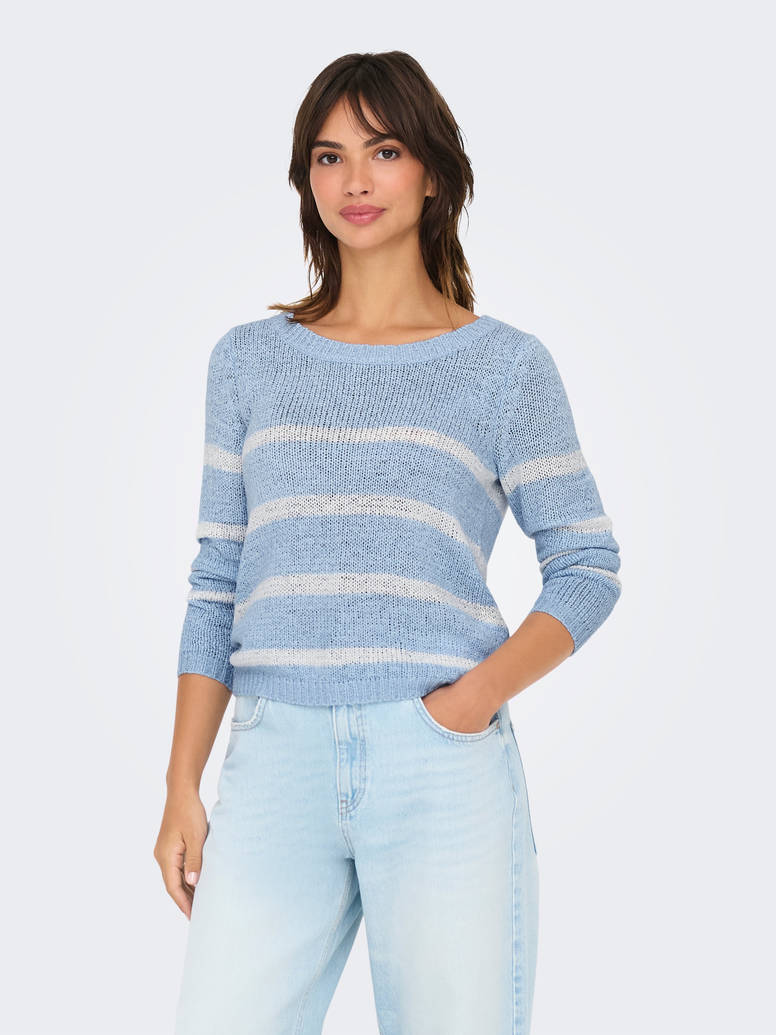 ONLGEENA Strickpullover Clear Sky