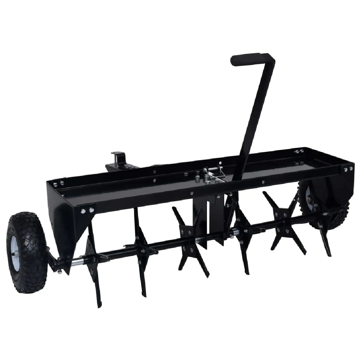vidaXL Aérateur de pelouse pour tondeuse 102 cm