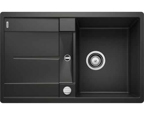 Blanco METRA 45 S spoelbak, 770 x 490 mm, zwart, 525917