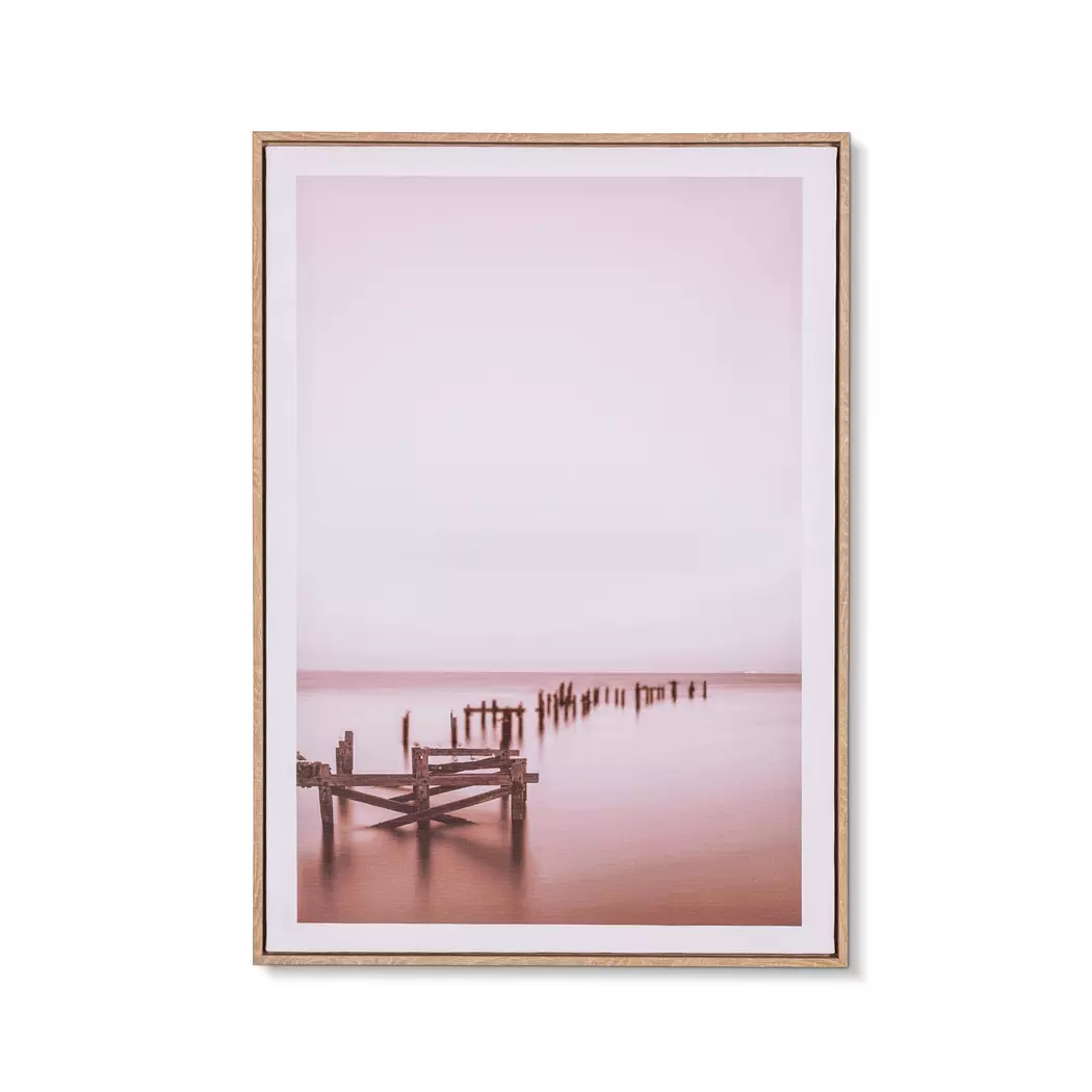 Wandbild 50 x 70 cm Stehlen im Wasser