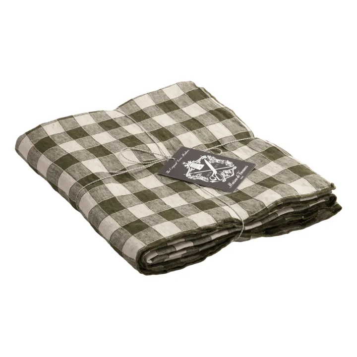 Maison de Vacances Nappe Bourdon en toile vintage | Laurier