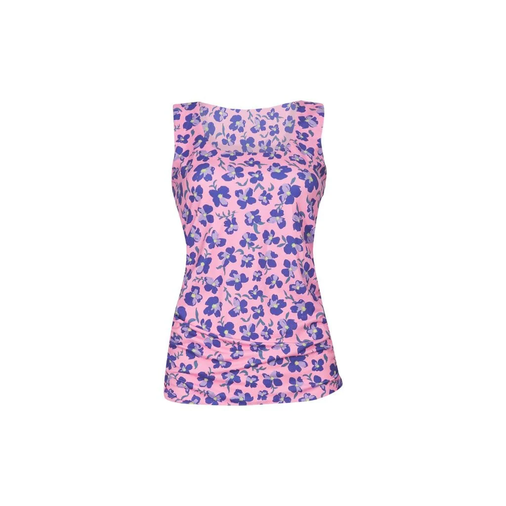 Liberte Alma-Turn-Top pink purple flower