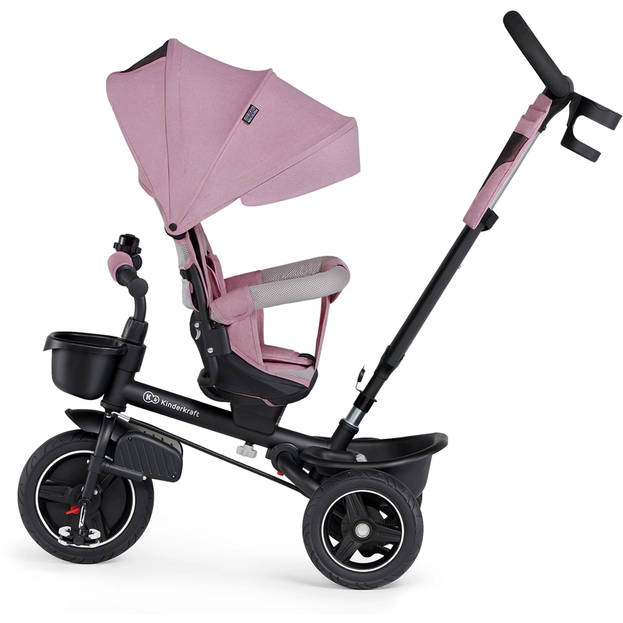 Kinderkraft 5 in 1 Dreirad SPINSTEP, mauvelous pink
