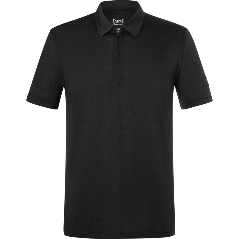 Super.Natural Herren Zip Polo T-Shirt