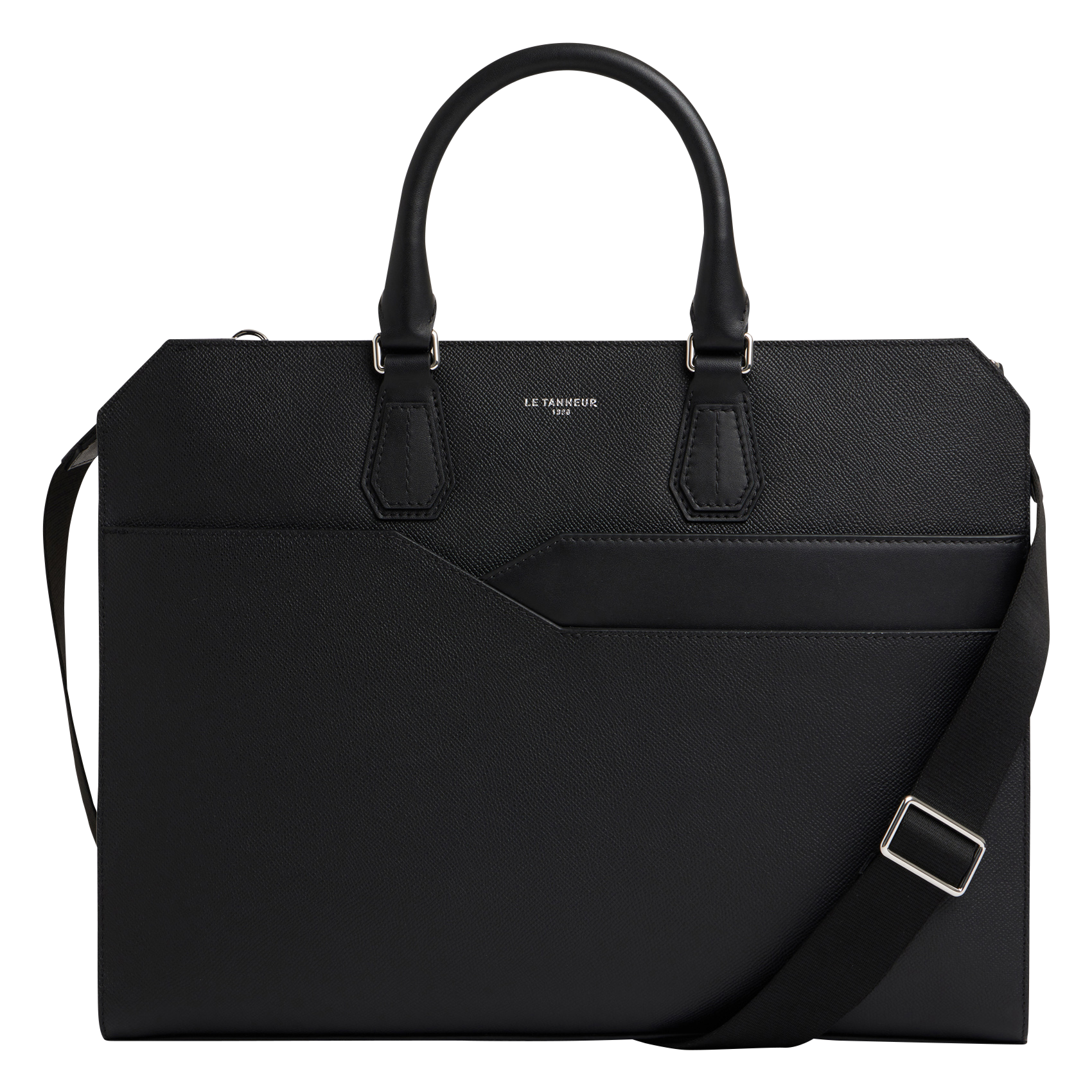 GASTON - Porte-documents en cuir | Noir