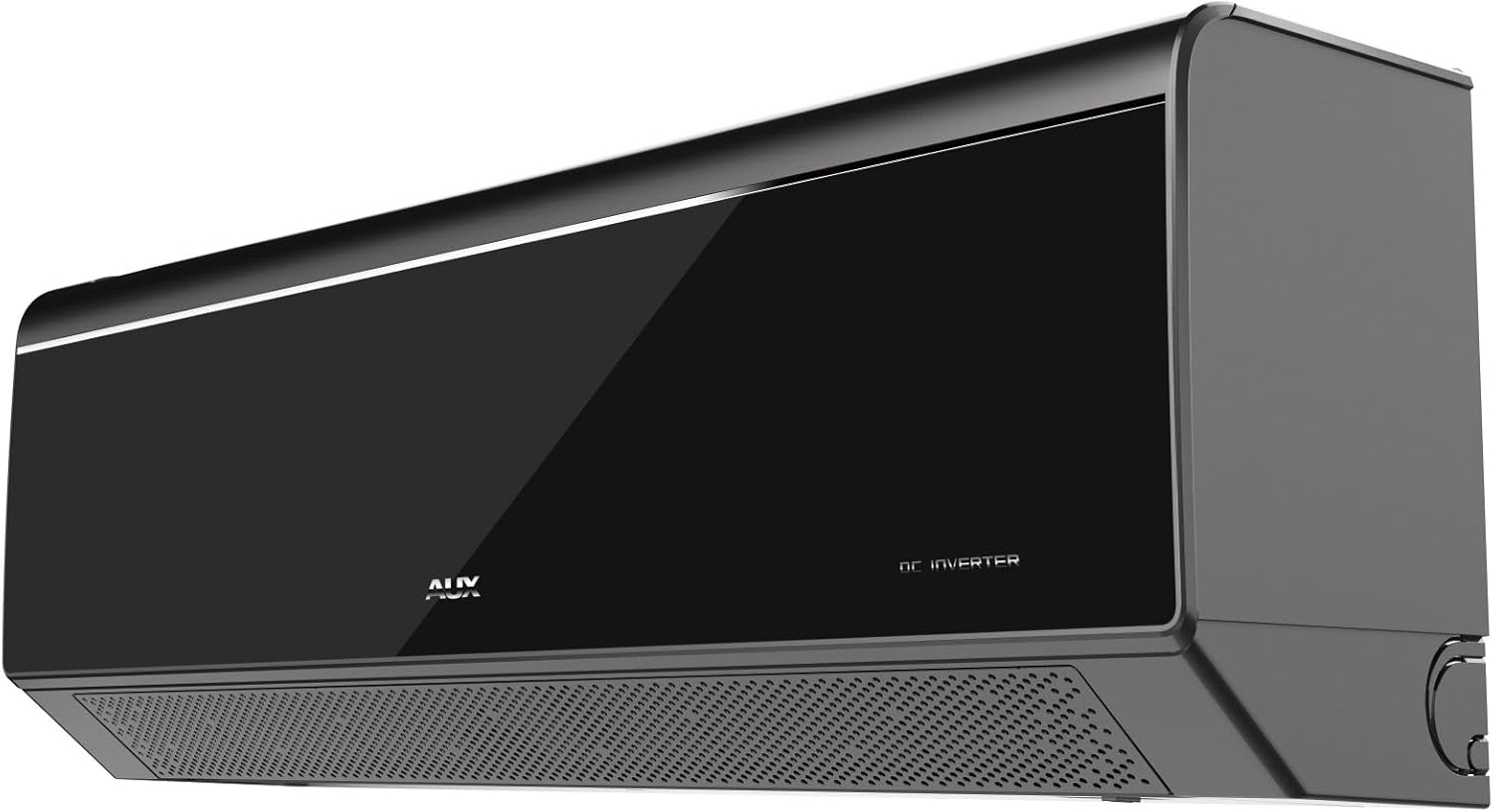 AUX Multi Split Klimaanlage Set 27000 BTU (7,9 kW) Außengerät + 2x 12000 BTU (je 3,5 kW) Wandgerät WLAN R32 Hochglanz Schwarz