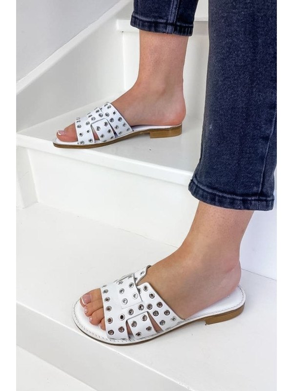 Semerdjian - Mules ALOE Blanc