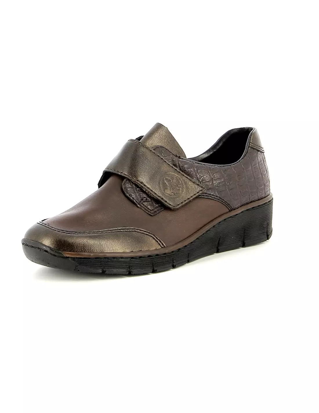 RIEKER 53750-25 - Derbies, richelieus & trotteurs Antiknougat