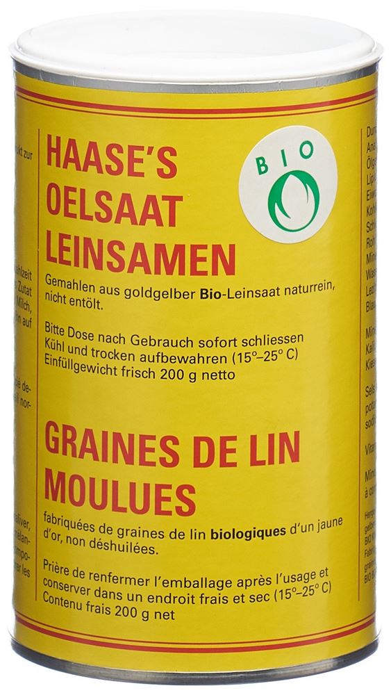 HAASE Ölsaatkur Leinsamen Plv Ds 200 g