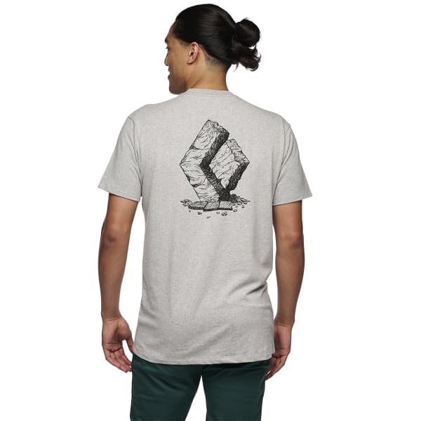 T-shirt escalade BLACK DIAMOND BOULDER SS TEE NICKEL HEATHER