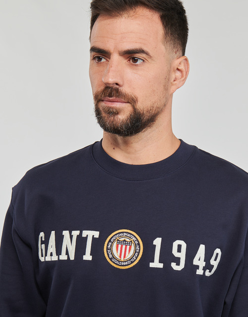 Gant - CREST C-NECK - Marine