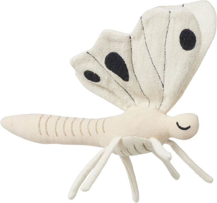 Fabelab Rattle - Butterfly Natural (unbleach