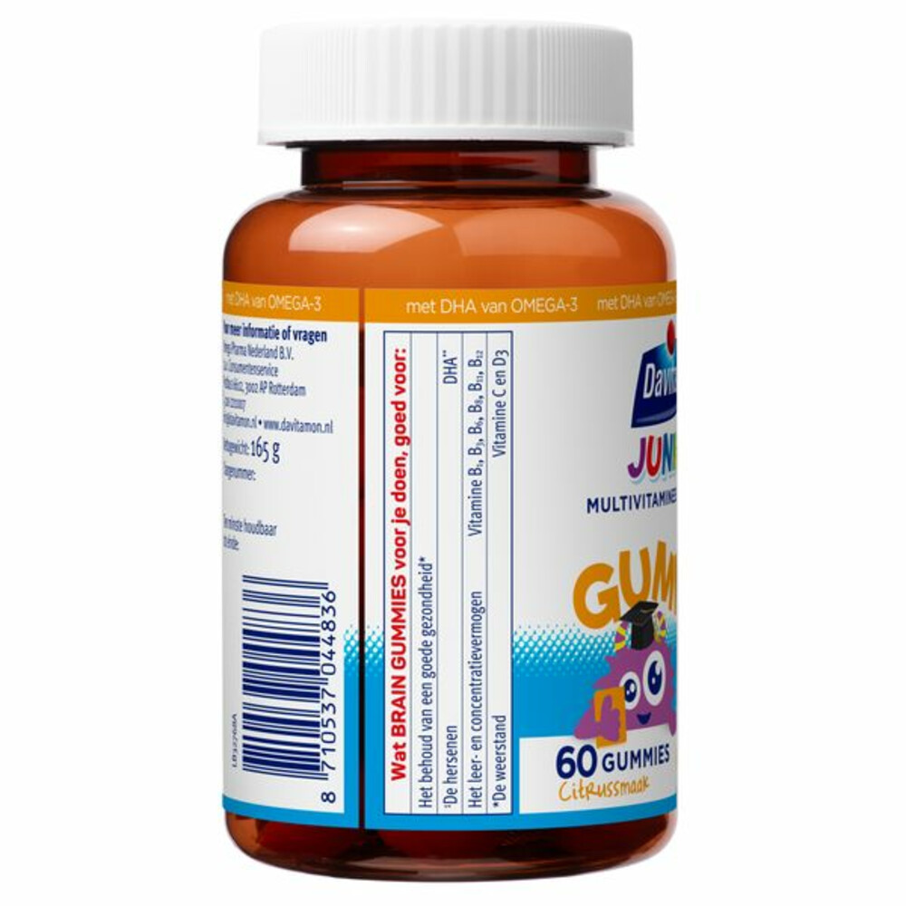 2x Davitamon Davitamon Junior Brain Multivitamines Citrus60 gummies