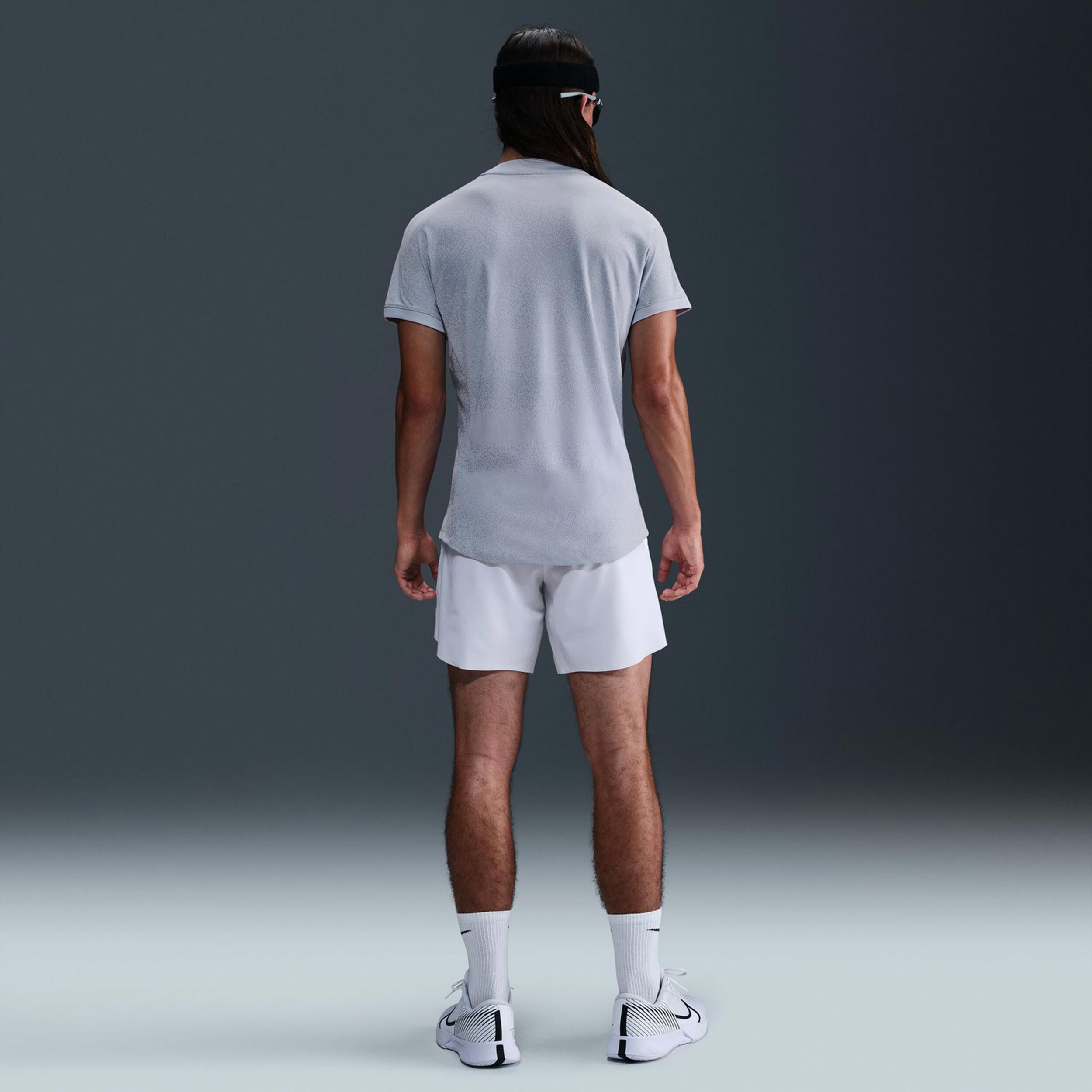 Nike Rafa Court Dri-Fit Advantage T-shirt Hommes - Bleu Gris