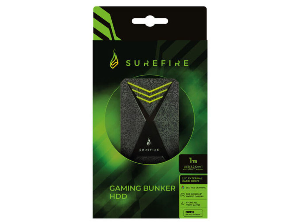 DISCO EXTERNO HDD SUREFIRE 53681 GAMING 2.5\