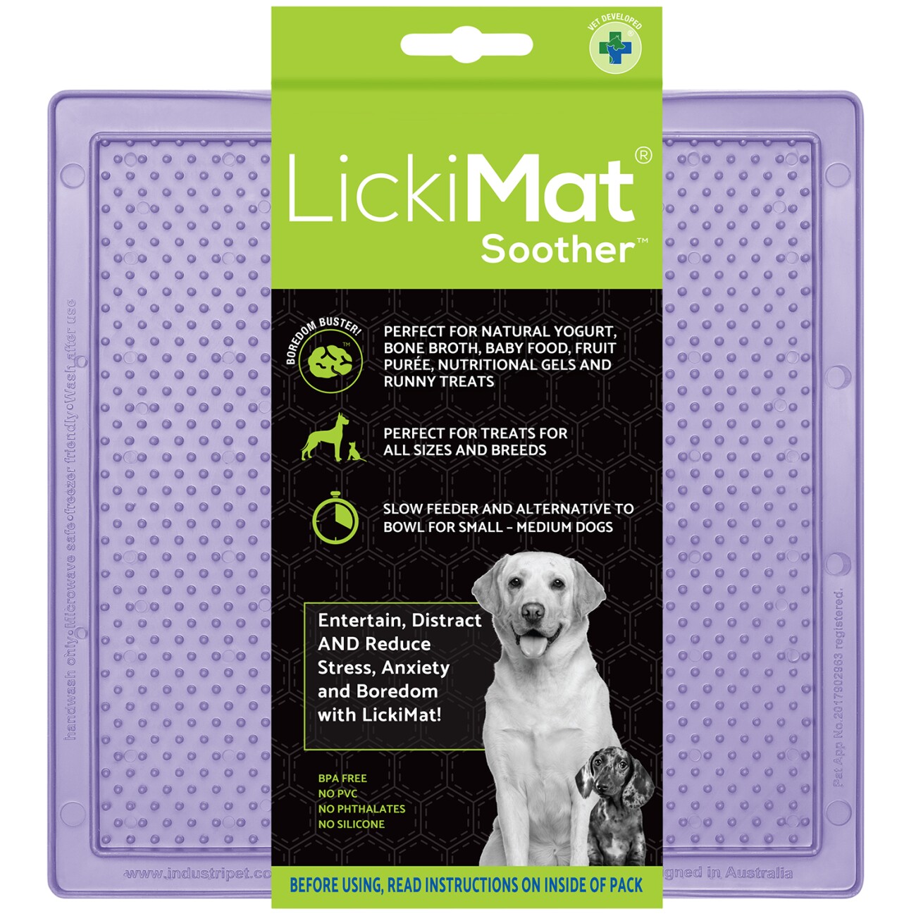 LickiMat Set 3x Classic Dog