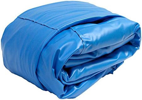 Pool Ersatzfolie Rund Ø 3,60 x 0,90 m Blau - Innenhülle Stärke 0,40 mm - Überlappend - Ohne Biese mit Übermaß gefertigt - UV-stabilisiert - Kältebeständig - Reißfest