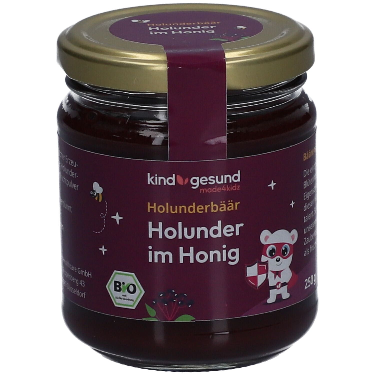 Bio-Holunder im Honig - kindgesund®
