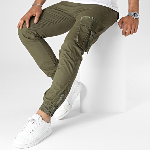 Pantalon Cargo Vert Kaki