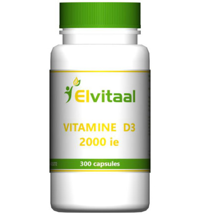 Elvitaal/Elvitum Vitamine D3 2000IE (300 capsules)