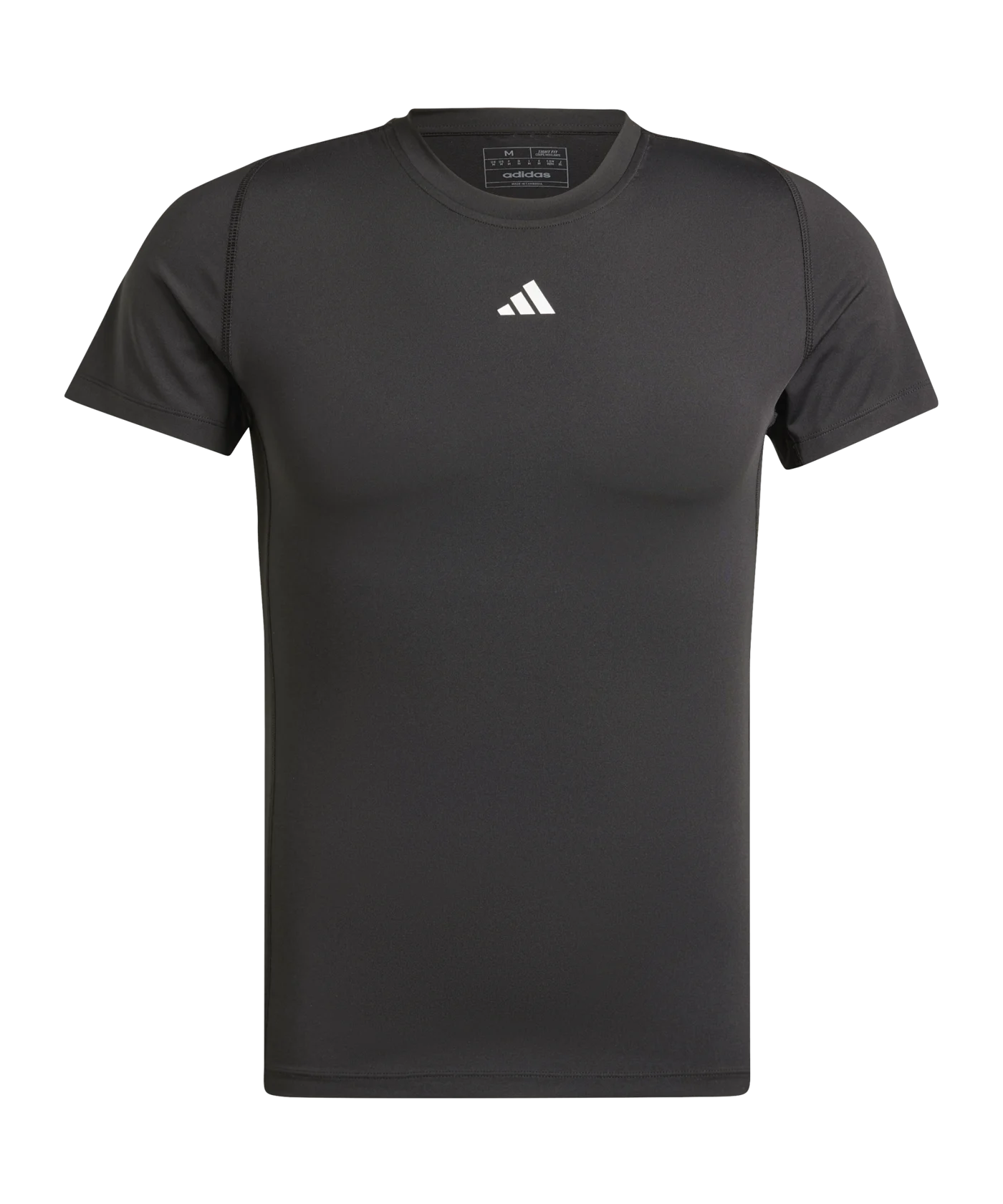 adidas Techfit Aeroready T-Shirt Schwarz
