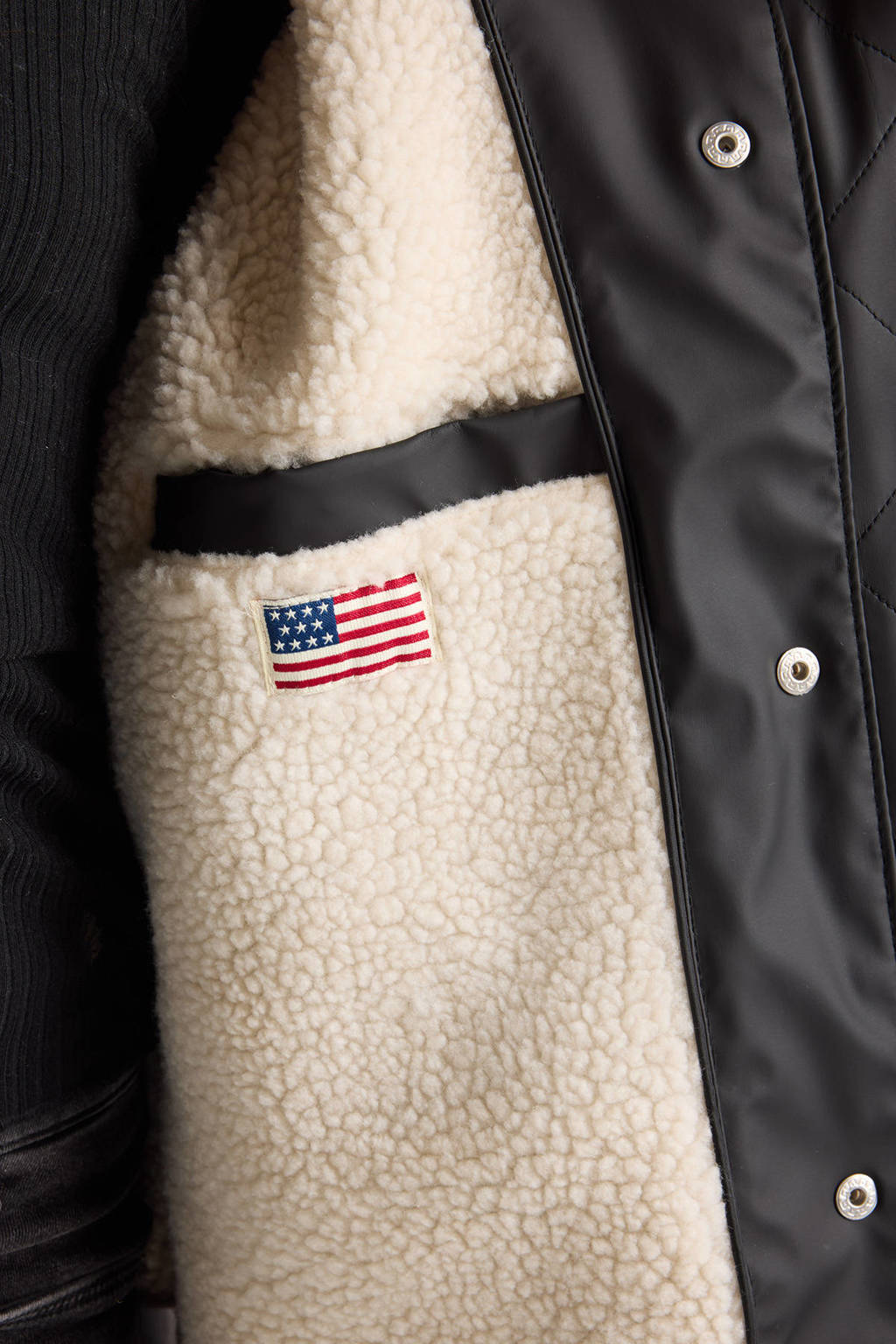America Today regenjas zwart