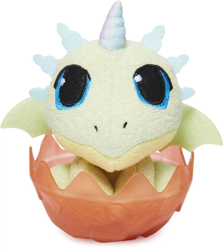 DRAGONS LES NEUF ROYAUMES - PELUCHE DRAGON DANS SON OEUF 10CM