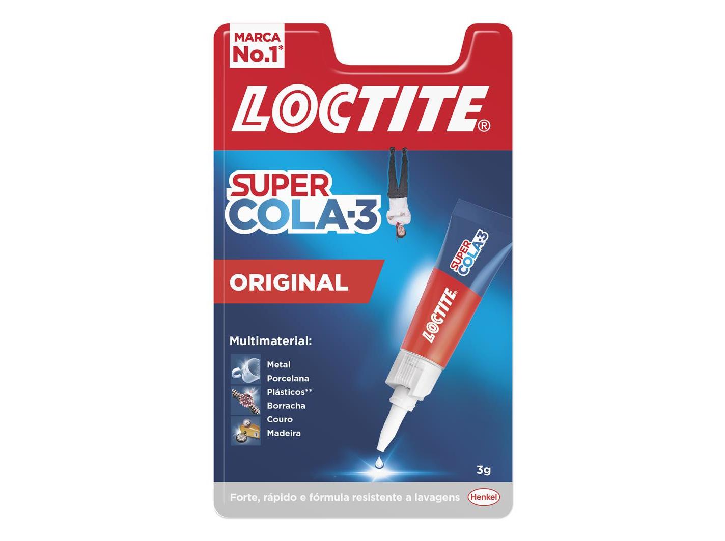 SUPER COLA 3 LOCTITE NÚMERO 1 LÍQUIDO 3G