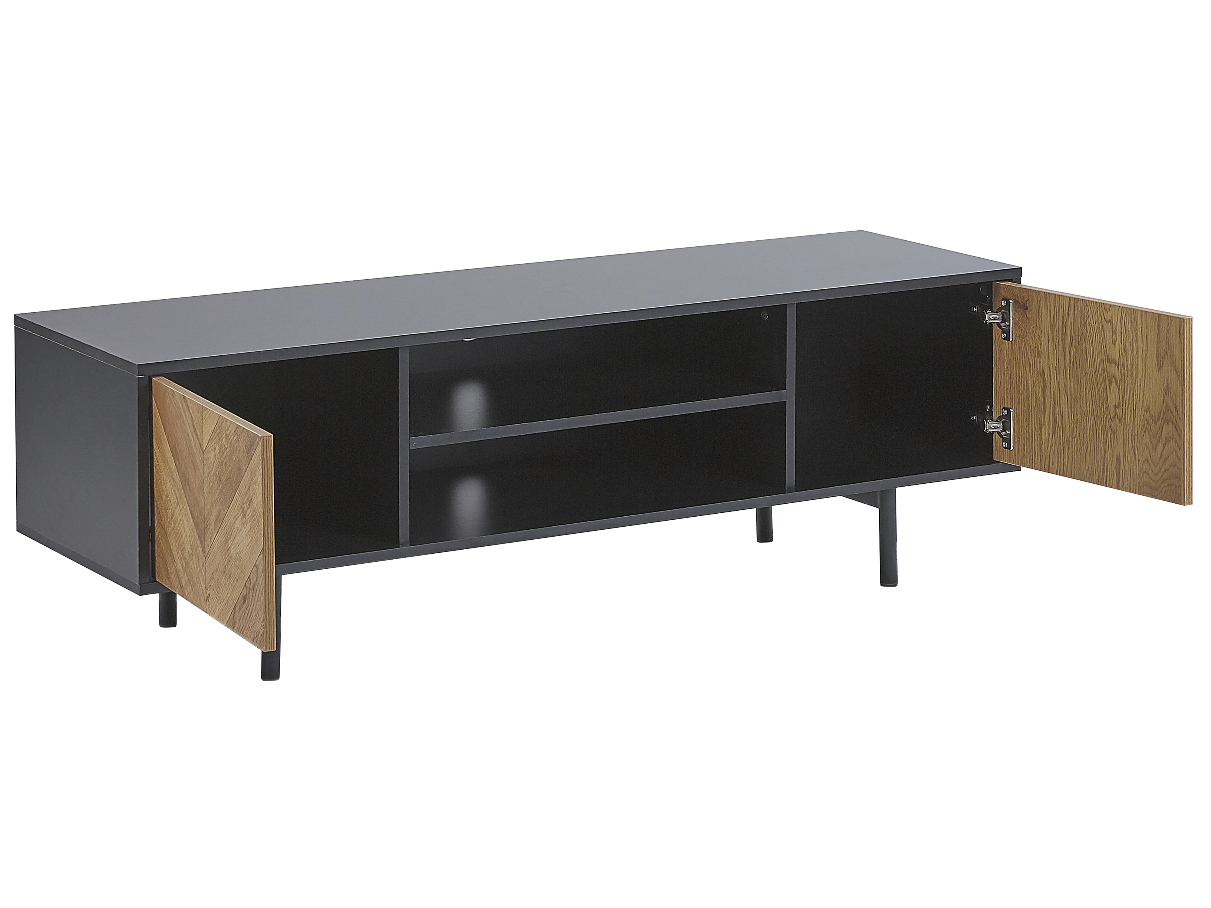 TV-meubel SALINA Bruin/zwart