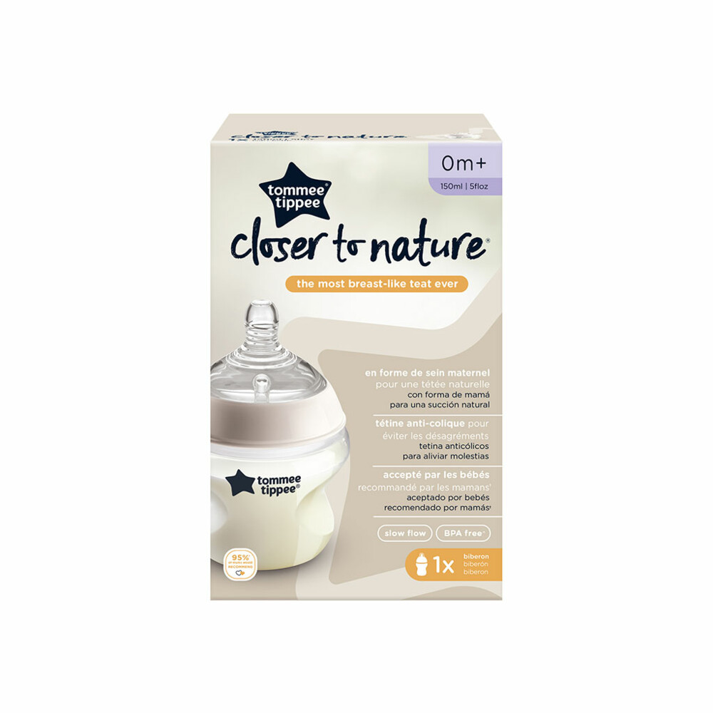 Tommee Tippee Closer to Nature Zuigfles Transparant150 ml