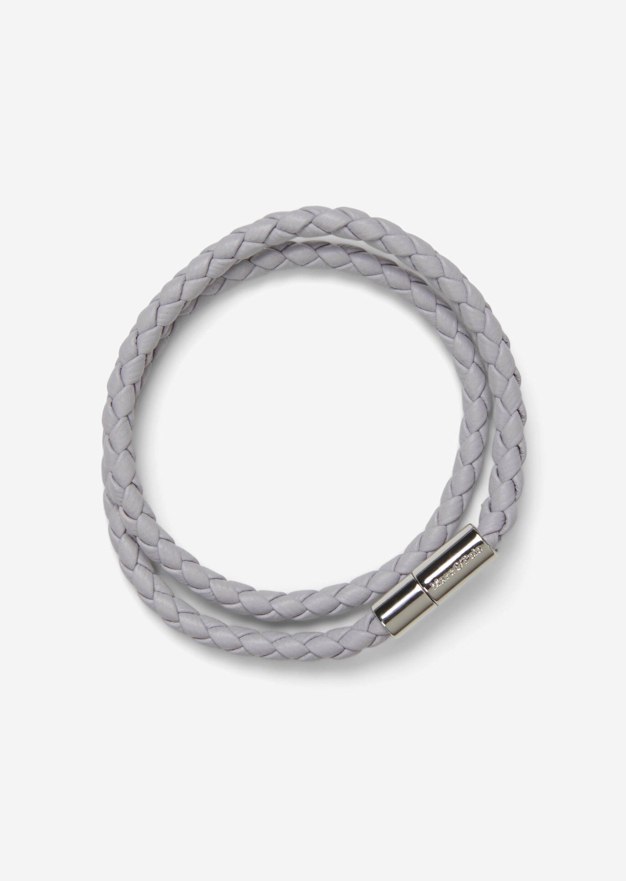 Geflochtes Leder-Armband mit Magnetverschluss