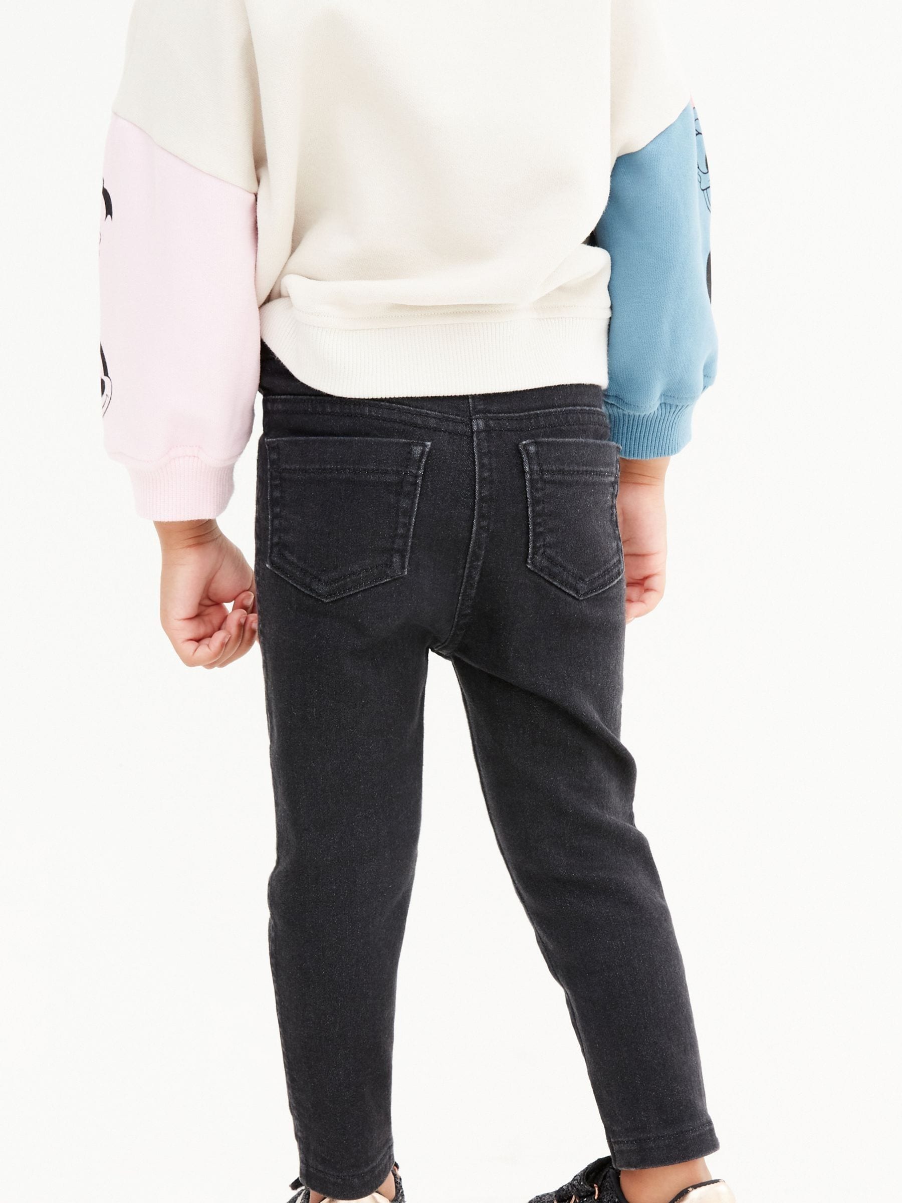 Zwart denim - Jegging met elastische taille (3 mnd-7 jr)