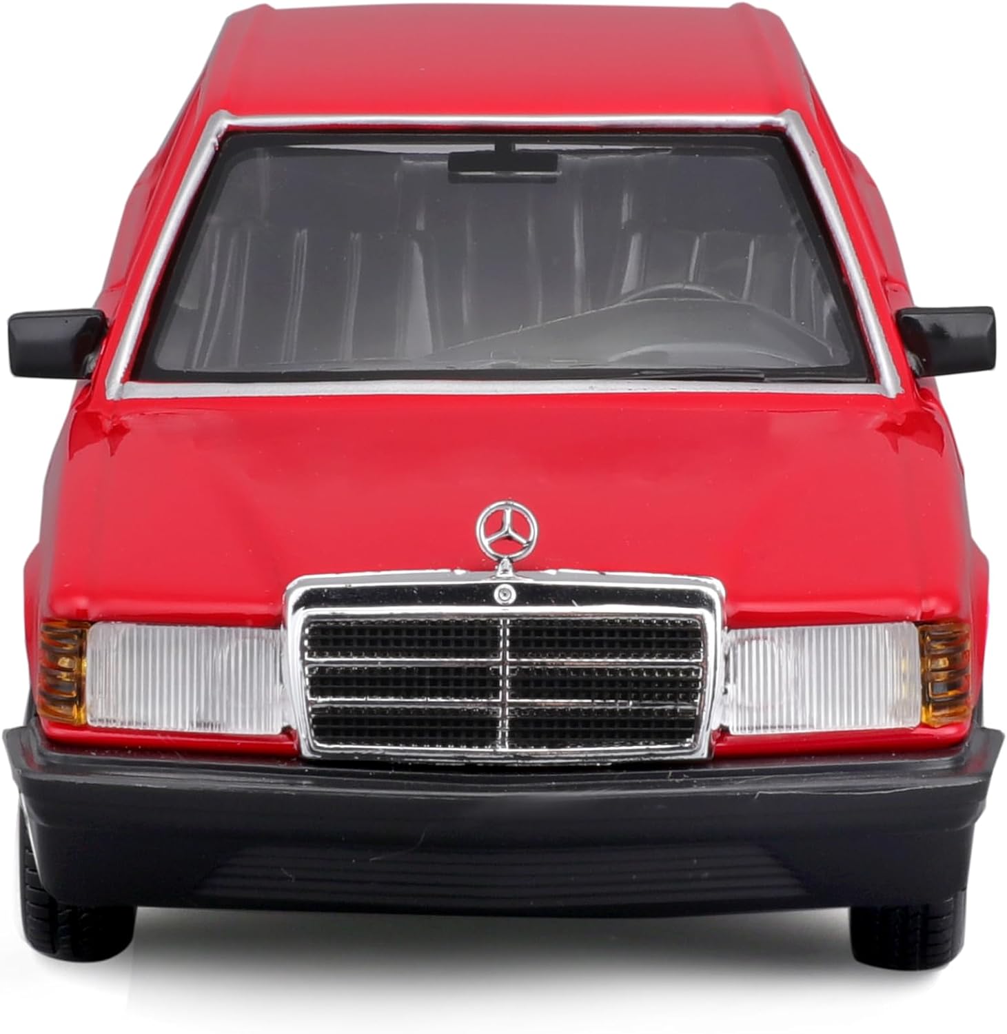 Bburago 18-21103 - Modellauto - Mercedes 190E ´87 (rot, Maßstab 1:24) Modell Auto