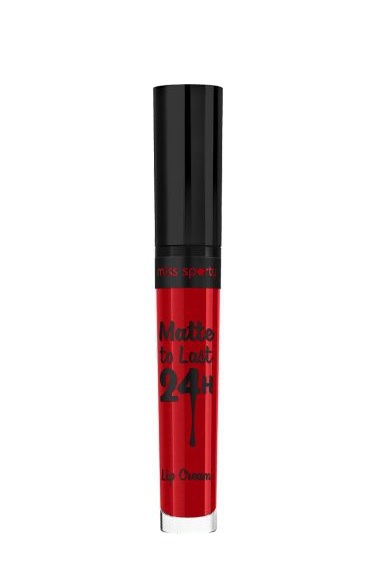 Miss Sporty Lipgloss Matte To Last 300 Vivid Red 1 stuk