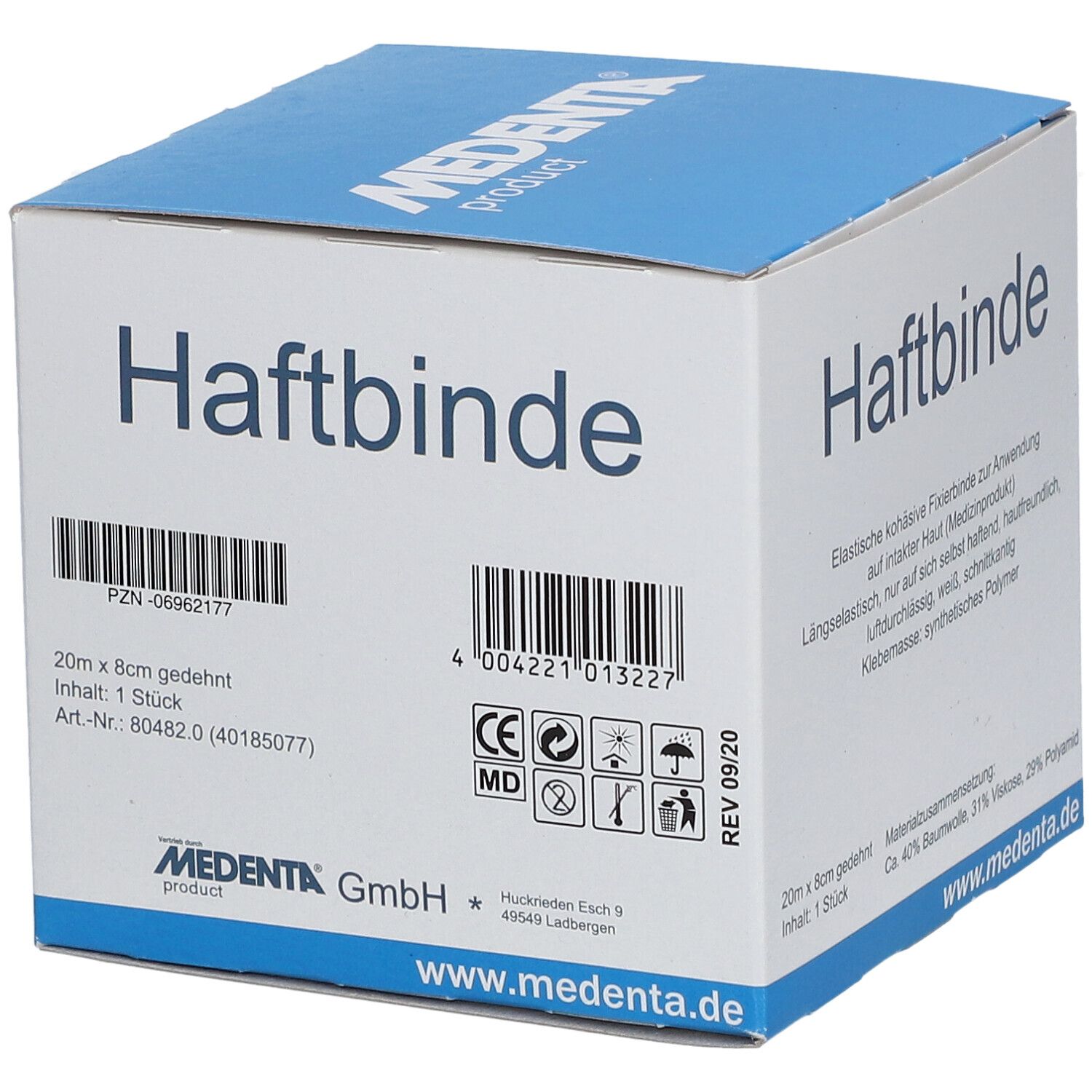 Haftbinde elastisch 8 cm x 20 m