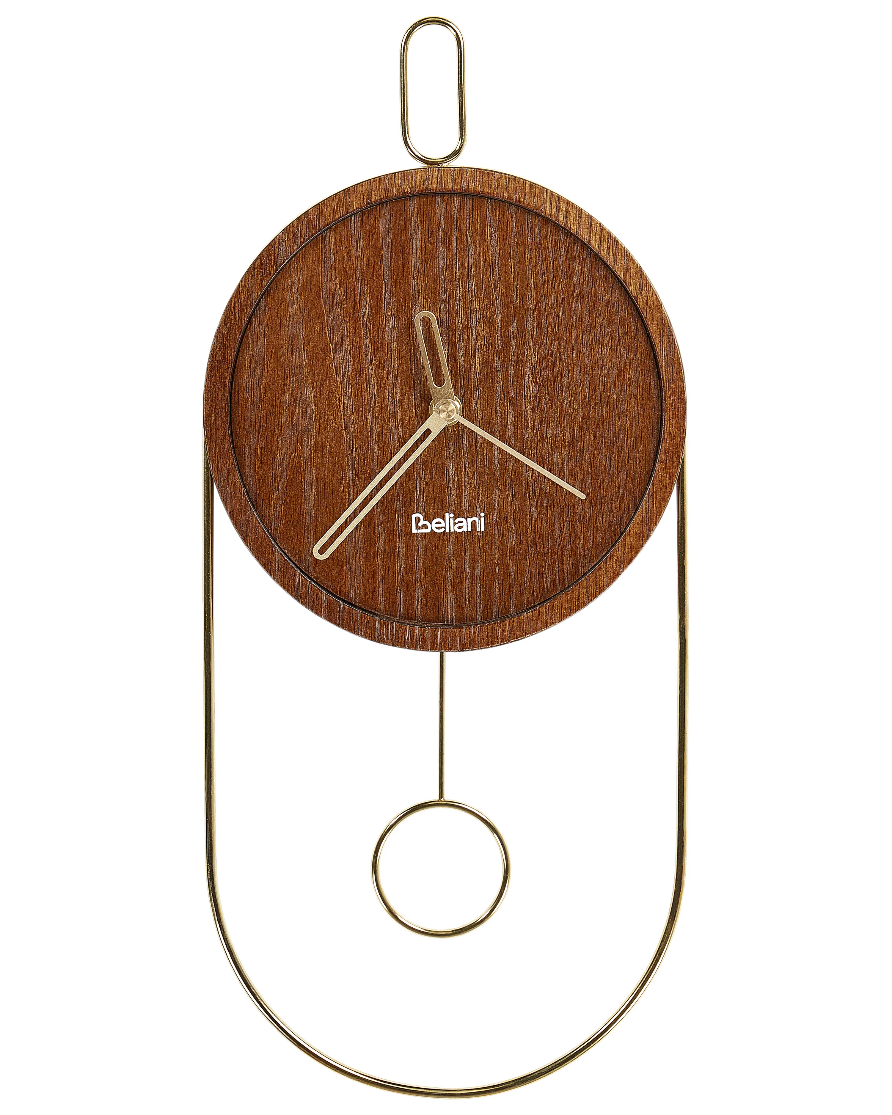 Wandklok SIERRE 20 cm Donkerbruin