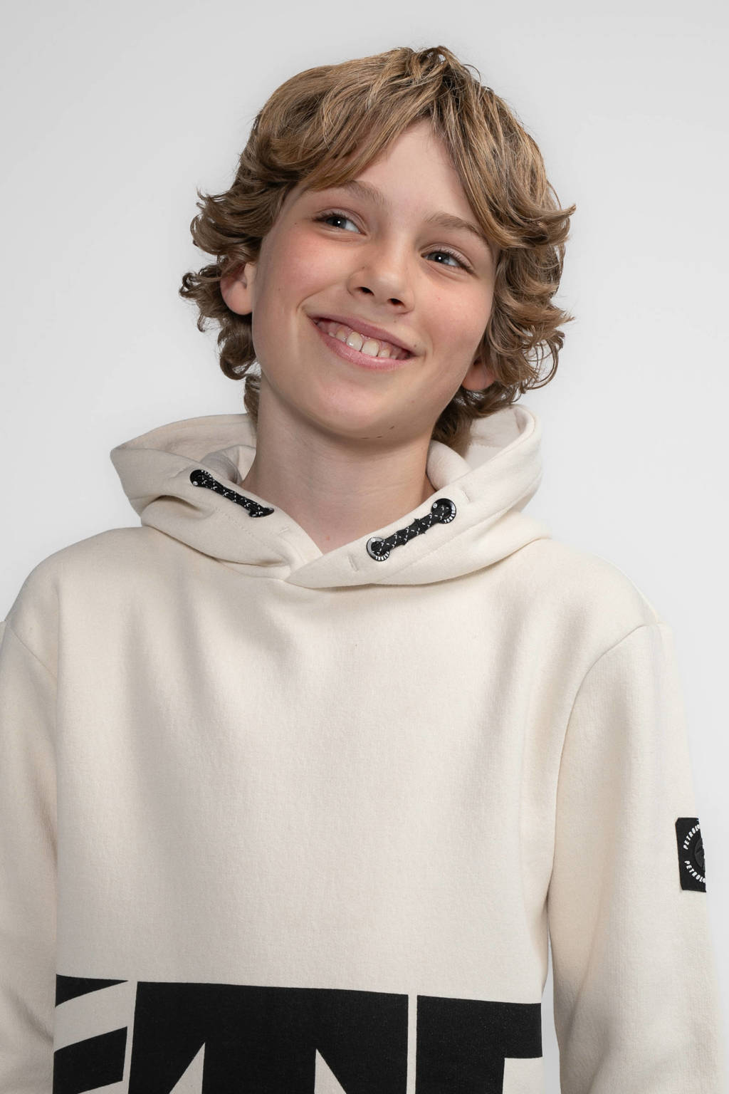 Petrol Industries hoodie ecru