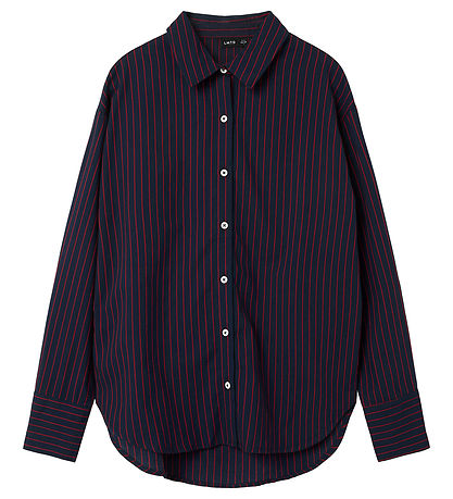 LMTD Hemd - NlfHelle - Navy Blazer/Salsa